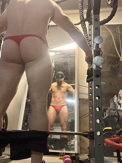 Went with the thong today