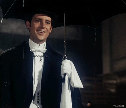 Jeremy Brett in the movie My Fair Lady in 1964 