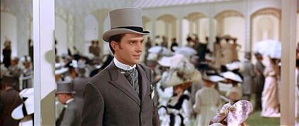 Jeremy Brett in the movie My Fair Lady in 1964 