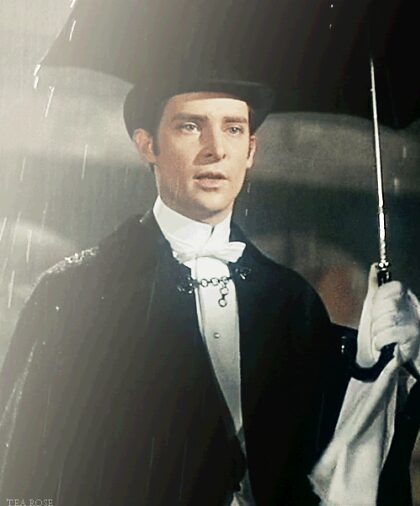 Jeremy Brett in the movie My Fair Lady in 1964 