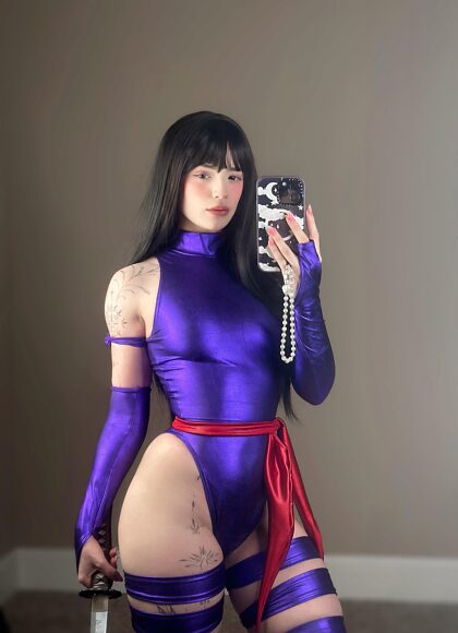 Mijn poging tot Psylocke