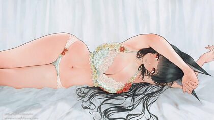 Miyabi en lingerie