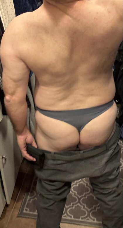 Who else hopes they will be seen by others when they wear a thong?