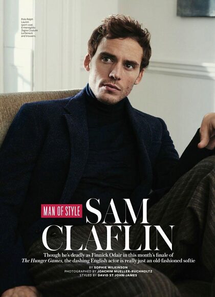 Mes béguins d'il y a dix ans (2015) : Sam Claflin. Son sourire et ses fossettes sont divins !