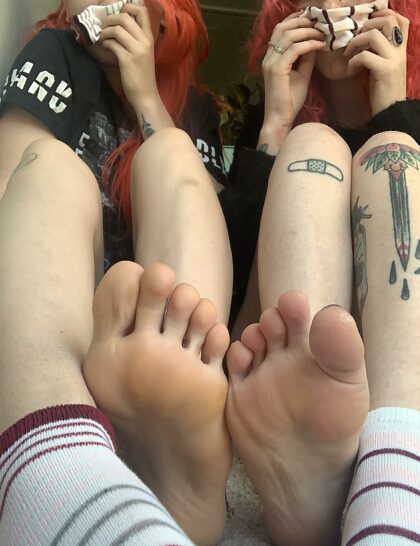 super smelly feet , should we smell eachothers next ?
