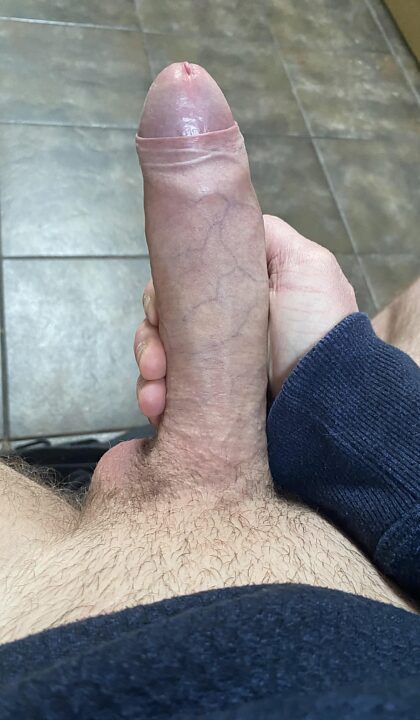 A snug fit around my thick cock