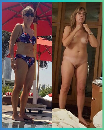 Bikini vs nu. Lequel est votre préféré ? Bisous Stéphanie