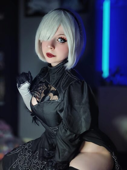 2B cosplay mojego autorstwa :3