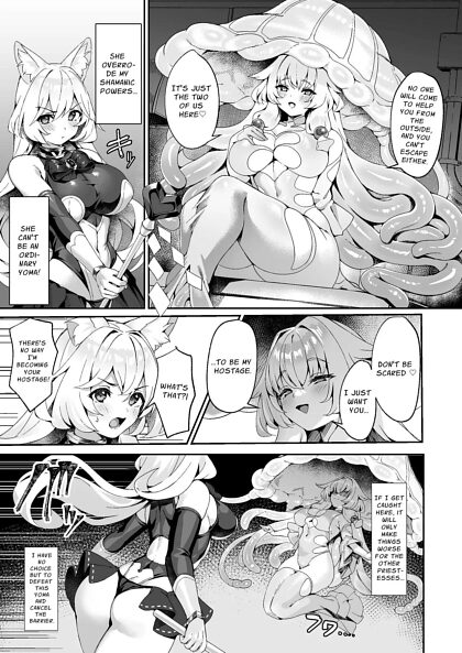 Taima Miko Kanna Futanari Sakusei Haiboku Hen / Exorcist Priestess Kanna: Futanari Defeated by Forced Ejaculation part 1