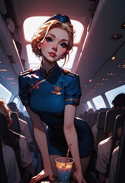 Kort verhaal: De stewardess