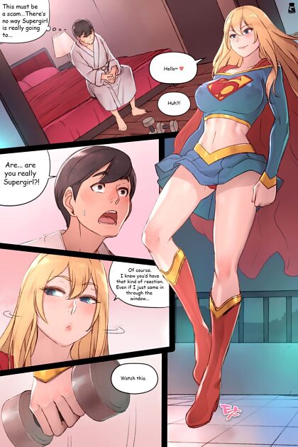 História em quadrinhos pornô secreta da Supergirl