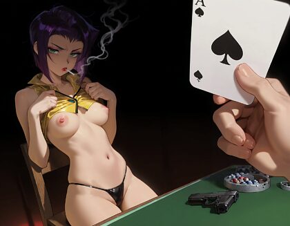 Faye „Lady luck” Valentine rozbierany poker