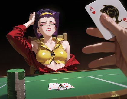 Faye „Lady luck” Valentine rozbierany poker