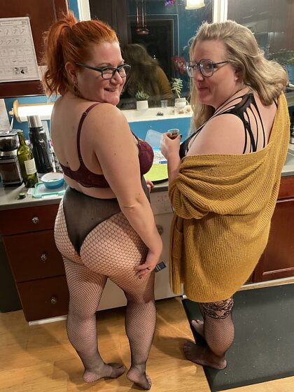 Shots in fishnets together!