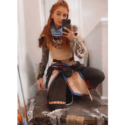 First try on of my new Aloy Cosplay 