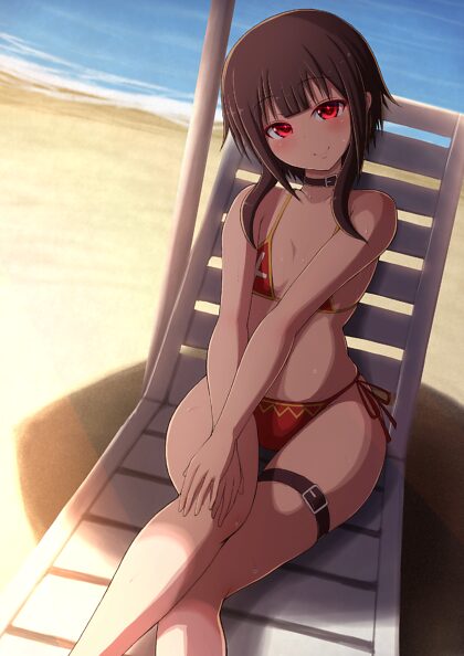 Megumin 'a day at the beach'