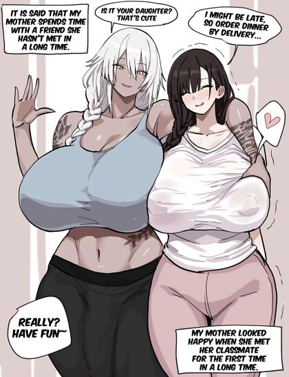Mom’s childhood “friend' comes over for an unexpected visit~