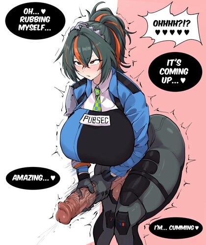 Se masturber après le travail, toujours en uniforme~