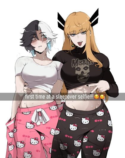 Soirée pyjama avec un futa