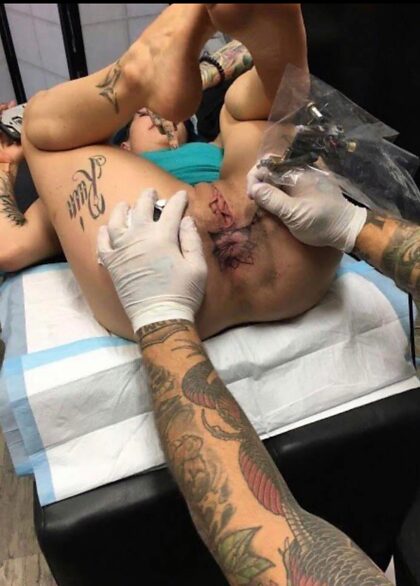 Perfect view for a tattoo artist