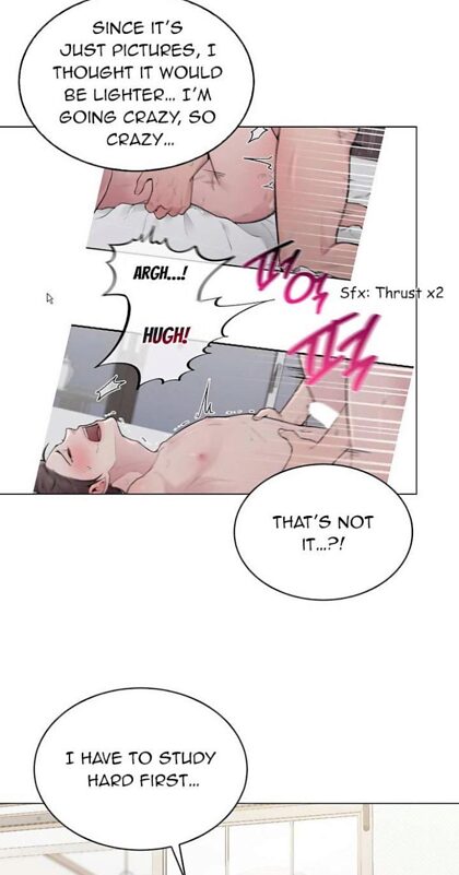hij weet niet dat hij ook in een lezhin-strip zit