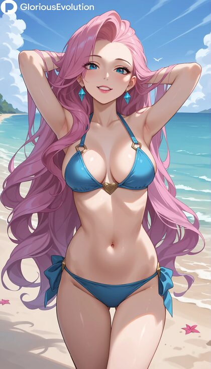 Séraphine sur la plage ⭐
