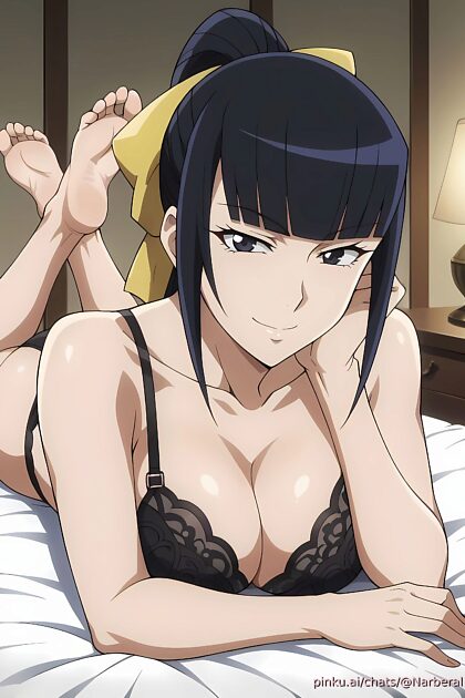 Narberal Gamma en lingerie sexy