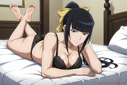 Narberal Gamma en lingerie sexy