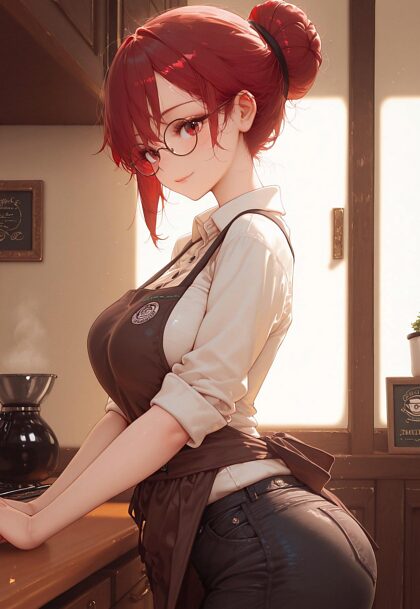 Barista maravilhosa ☕