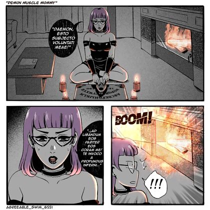 Maman musclée démoniaque