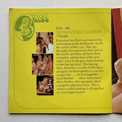 “Kiss” Serie Eén 8mm Film met Brochure 1974