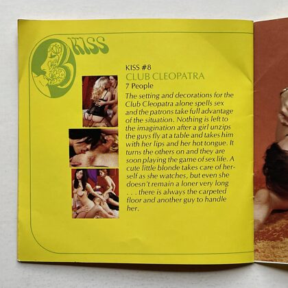 “Kiss” Serie Eén 8mm Film met Brochure 1974