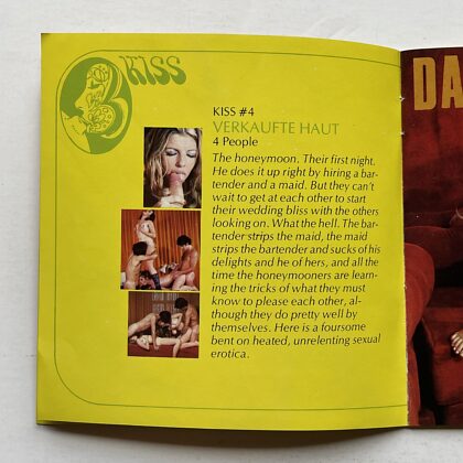 “Kiss” Serie Eén 8mm Film met Brochure 1974