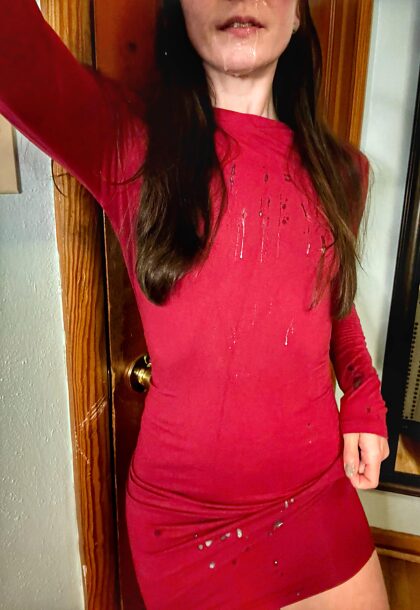 Ça a coulé sur toute ma robe