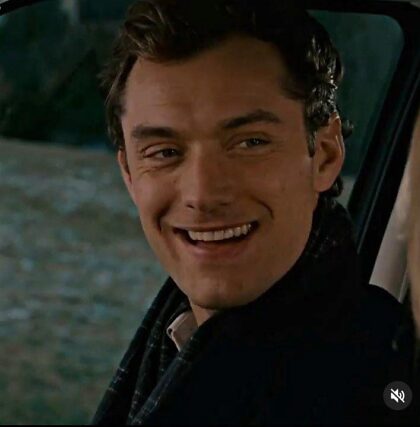 Comme demandé, Jude Law dans « The Holiday »