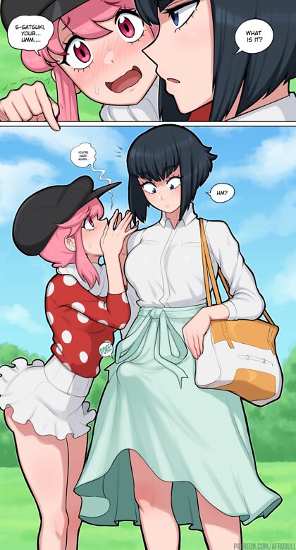 Nonon aide Satsuki à soulager son stress