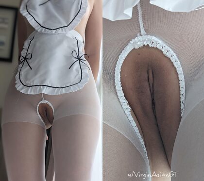 Puis-je nettoyer ton appartement avec mes collants sans entrejambe ?