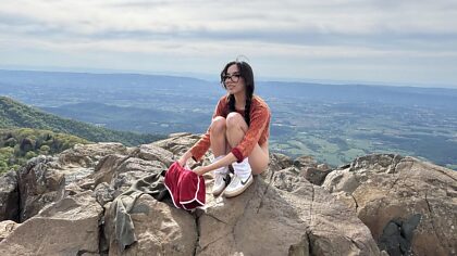 在徒步旅行中裸体 ;)