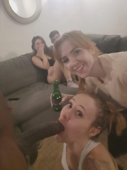 selfie de aniversário da minha esposa