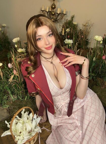 Aerith Cosplay por Alina Becker
