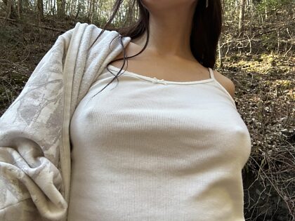 散歩に行きました