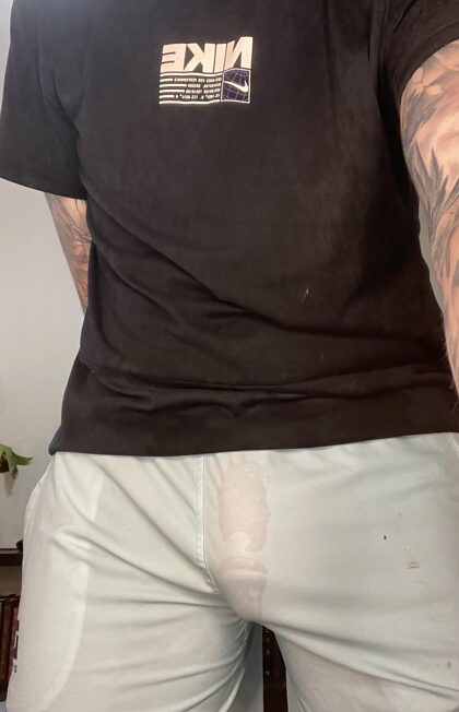 J'ai été surprise par la pluie aujourd'hui. Leçon apprise, ce short est transparent. J'ai fait une promenade de 8 km avec les chiens et je n'en avais aucune idée...