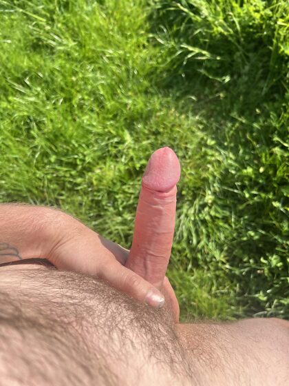 Een kleine wandeling na het werk op een dag
