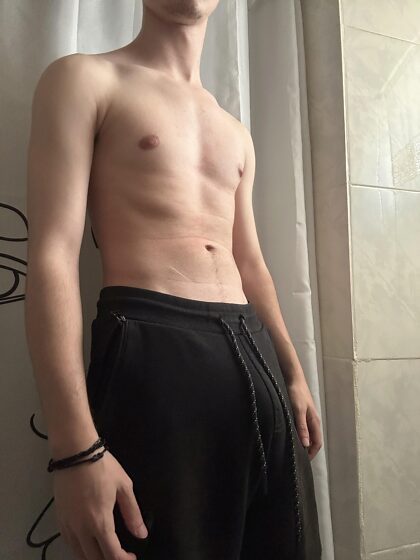 20 bi.  シャワーの準備