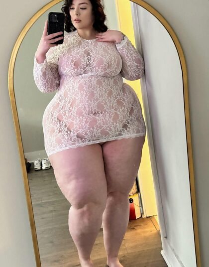Robe transparente, tout à fait délicieuse