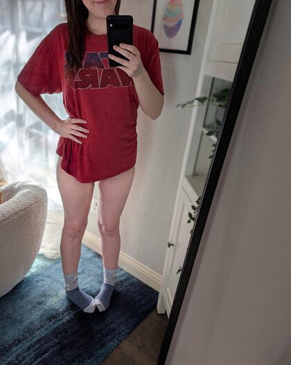 Vrije dagen betekenen uiteraard dat je zonder broek rondloopt