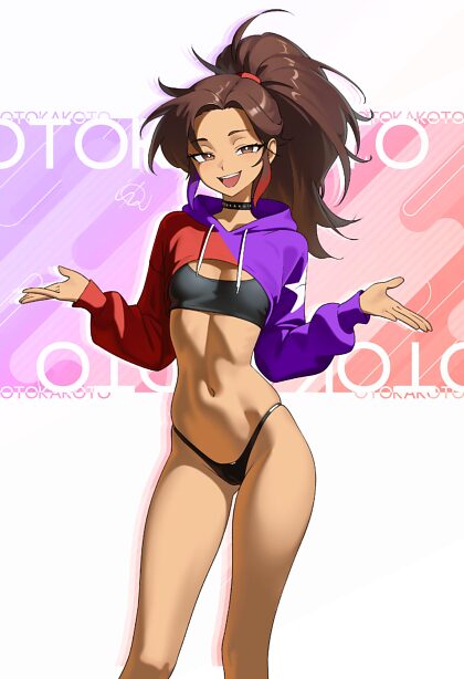 Crop-top hoodie