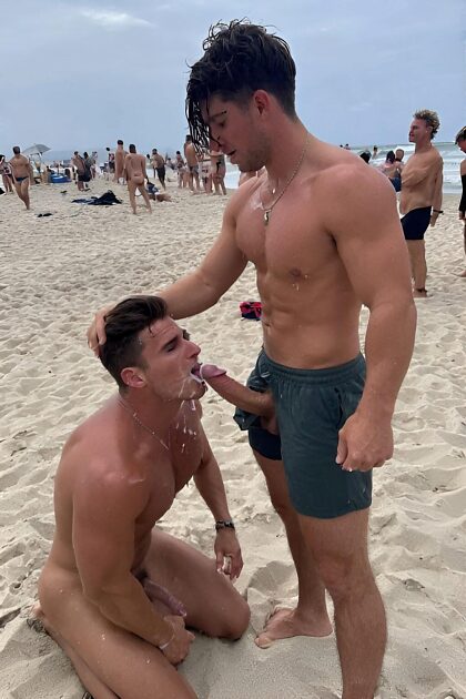 Sur la plage