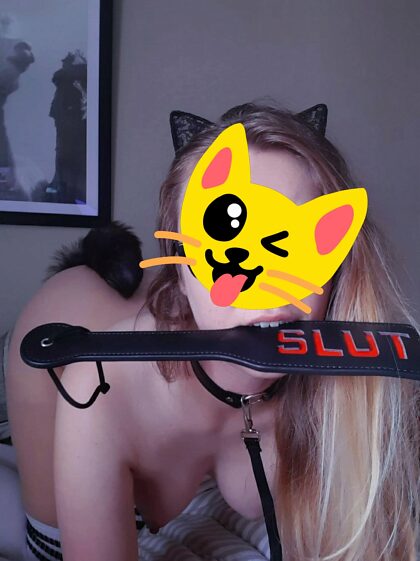 I've been a bad little kitten. Anyone want to punish me?