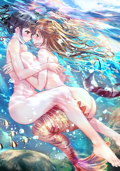 Лесбиянки под водой
